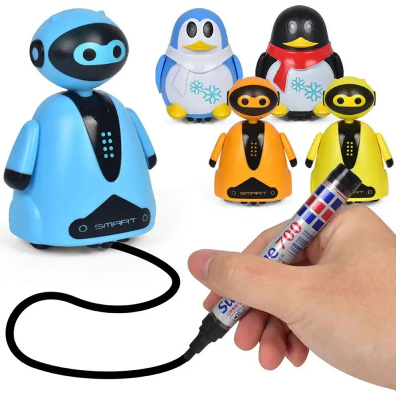 Magic Line-Following Robotic Penguin