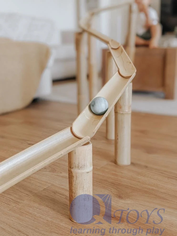 Wooden Marble Run