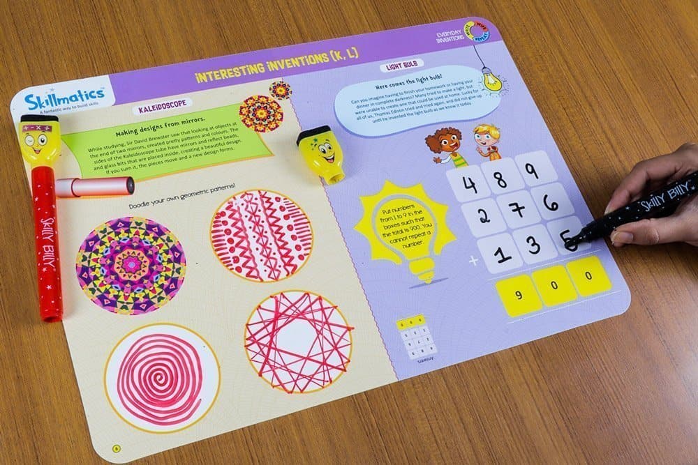 Skillmatics Everyday Inventions – 26 Repeatable STEM Activities